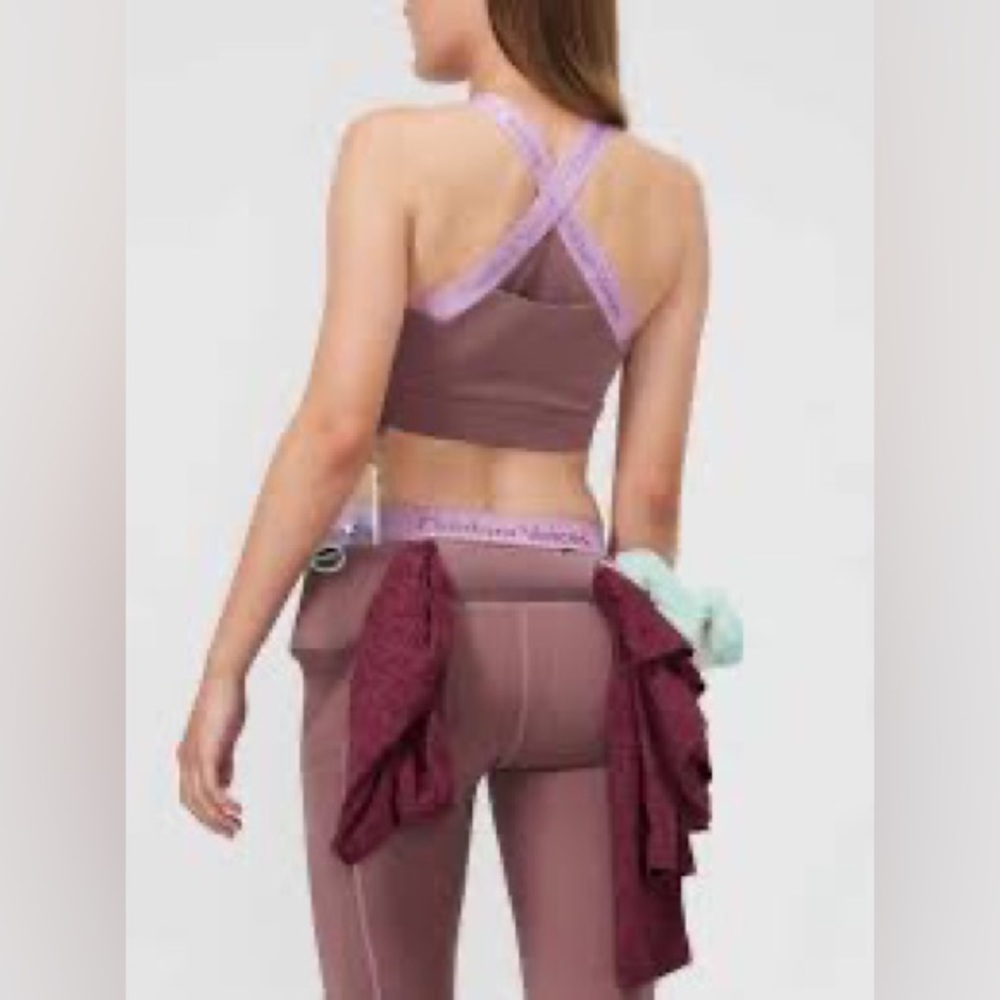Outdoor Voices Purple and Brown Leggings